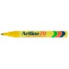 טוש לא מחיק 70 Artline (ארטליין) ראש עגול - צהוב