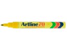 תמונה של מוצר טוש לא מחיק 70 Artline (ארטליין) ראש עגול - צהוב