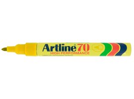 תמונה של מוצר טוש לא מחיק 70 Artline (ארטליין) ראש עגול - צהוב