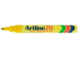 תמונה של מוצר טוש לא מחיק 70 Artline (ארטליין) ראש עגול - צהוב