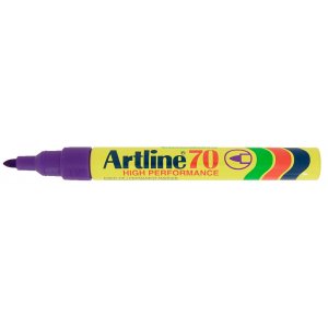 טוש לא מחיק 70 Artline (ארטליין) ראש עגול - סגול