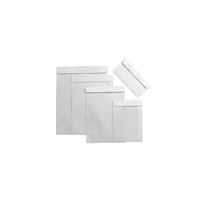 מעטפה לבנה 18x25 ס"מ (עם חלון) - 100 יחידות