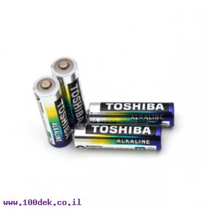 סוללת אלקליין (חד פעמית) AA 1.5V - חבילה של 4 יחידות