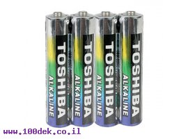 תמונה של מוצר סוללת אלקליין (חד פעמית) AAA 1.5V - חבילה של 4 יחידות