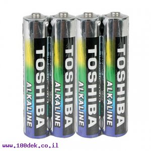 סוללת אלקליין (חד פעמית) AAA 1.5V - חבילה של 4 יחידות