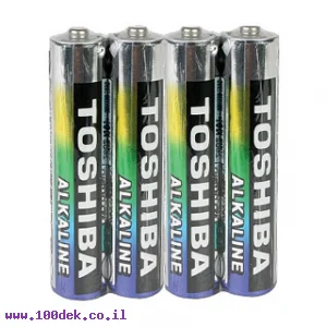 סוללת אלקליין (חד פעמית) AAA 1.5V - חבילה של 4 יחידות