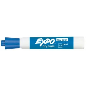 טוש מחיק Expo II - ראש שטוח, כחול