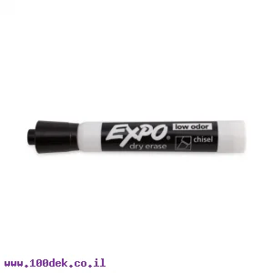 טוש מחיק Expo II - ראש שטוח, שחור