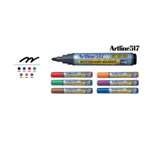 טוש מחיק Artline 517 - ראש עגול, שחור