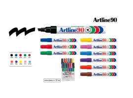 תמונה של מוצר טוש לא מחיק 90 Artline (ארטליין) - ערכה של 12 יחידות בצבעים שונים