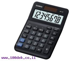 תמונה של מוצר מחשבון שולחני Casio MS-8F עם כפתורי מע"מ
