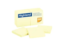 תמונה של מוצר מזכרית דביקה Highland צהוב - 76x76 מ"מ - 100 דפים