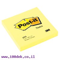 מזכרית דביקה Post-it צהוב - 73x73 מ"מ