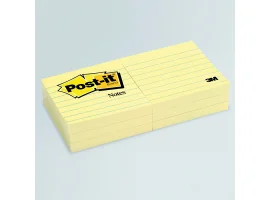 תמונה של מוצר מזכרית דביקה Post-it צהוב - 76x76 מ"מ, שורות - 6 יחידות