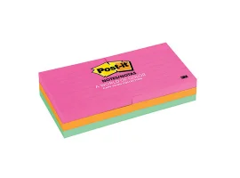 תמונה של מוצר מזכרית דביקה Post-it צבעוני - 76x76 מ"מ, שורות - 6 יחידות