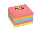 תמונה של מוצר מזכרית דביקה Post-it צבעוני זוהר - 76x76 מ"מ - 5 יחידות של 100 דפים