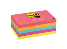 תמונה של מוצר מזכרית דביקה Post-it צבעוני - 76x127 מ"מ - 5 יחידות של 100 דפים