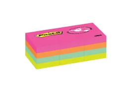 תמונה של מוצר מזכרית דביקה Post-it צבעוני - 38x51 מ"מ - 12 יחידות