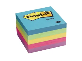 תמונה של מוצר מזכרית דביקה Post-it צבעוני אולטרה - 76x76 מ"מ - 5 יחידות של 100 דפים