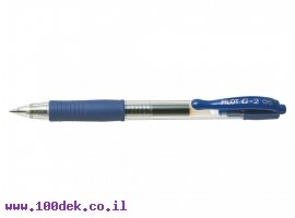 תמונה של מוצר עט ג'ל עם לחצן פיילוט Pilot G2 - עובי 0.5 מ"מ