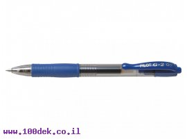 תמונה של מוצר עט ג'ל עם לחצן פיילוט Pilot G2 - עובי 0.7 מ"מ