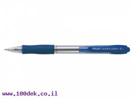 תמונה של מוצר עט כדורי עם לחצן פיילוט Pilot Super Grip - עובי F