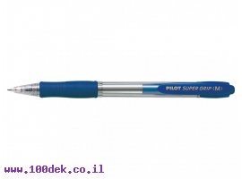 תמונה של מוצר עט כדורי עם לחצן פיילוט Pilot Super Grip - עובי M