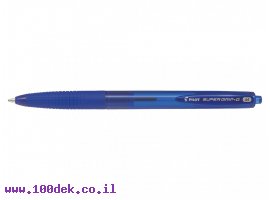 תמונה של מוצר עט כדורי עם לחצן פיילוט Pilot Super Grip - עובי 1.0 מ"מ