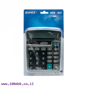 מחשבון שולחני ZIRO 837 עם כפתורי מע"מ
