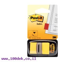 תמונה של מוצר דגלון סימון Post-It - מארז של 50 יחידות - צהוב