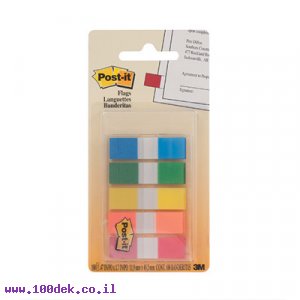 דגלון סימון Post-It -מארז 5 צבעים