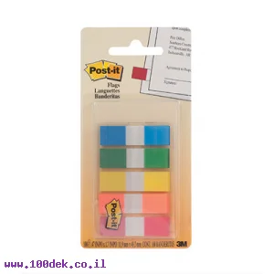 דגלון סימון Post-It -מארז 5 צבעים