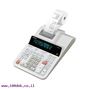 מכונת חישוב Casio DR-120R - לבן