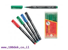 תמונה של מוצר טוש לא מחיק לשקפים LinePlus (ליין פלוס) UF - אדום