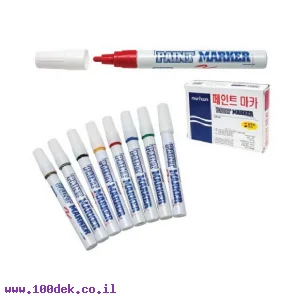 טוש לא מחיק Paint Marker מטאלי עבה - כסף