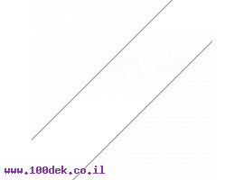 תמונה של מוצר סרט סימון ברוחב 18 מ"מ Brother TZE-145 - לבן על רקע שקוף