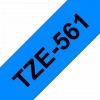 סרט סימון ברוחב 36 מ"מ Brother TZE-561 - שחור על רקע כחול