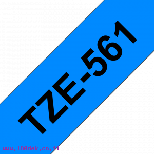סרט סימון ברוחב 36 מ"מ Brother TZE-561 - שחור על רקע כחול