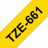 סרט סימון ברוחב 36 מ"מ Brother TZE-661 - שחור על רקע צהוב