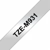 סרט סימון ברוחב 12 מ"מ Brother TZE-M931 - שחור על רקע כסף מט