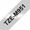 סרט סימון ברוחב 24 מ"מ Brother TZE-M951 - שחור על רקע כסף מט
