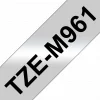 סרט סימון ברוחב 36 מ"מ Brother TZE-M961 - שחור על רקע כסף מט