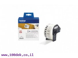 תמונה של מוצר גליל מדבקות Brother DK-22225, רוחב 38 מ"מ, אורך 30 מטר