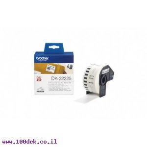 גליל מדבקות Brother DK-22225, רוחב 38 מ"מ, אורך 30 מטר