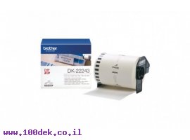 תמונה של מוצר גליל מדבקות Brother DK-22243, רוחב 102 מ"מ, אורך 30 מטר