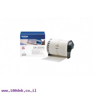 גליל מדבקות Brother DK-22243, רוחב 102 מ"מ, אורך 30 מטר