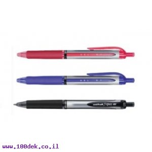עט כדורי עם לחצן UNI-BALL Signo UMN-105 RT  - אדום 0.5 מ"מ