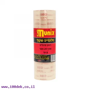 סלוטייפ שקוף 3/4" (18 מ"מ) - 22 מטר