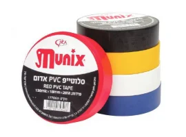 תמונה של מוצר סרט בידוד PVC רוחב 18 מ"מ, אורך 20 מטר - אדום