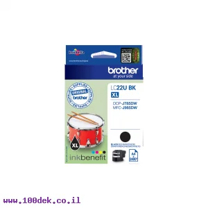 דיו למדפסת Brother LC-22UBK שחור - מקורי
